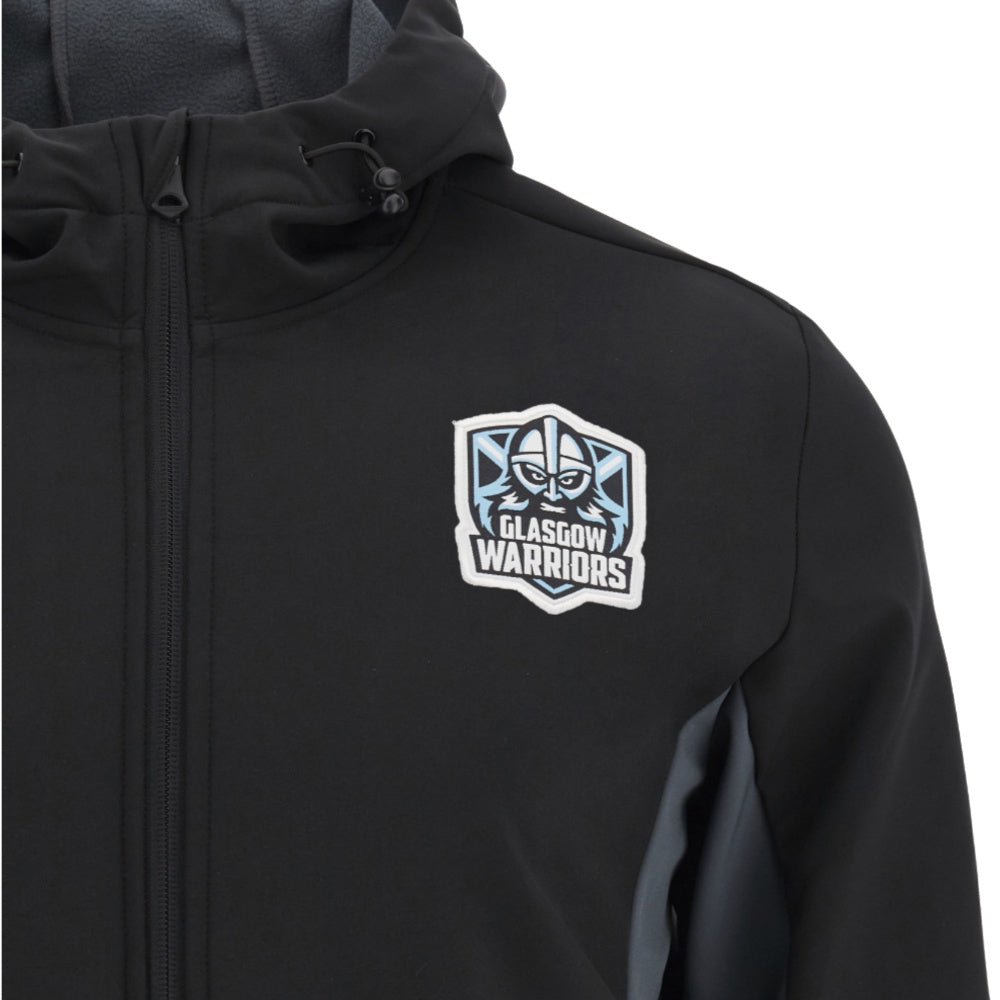 2025-2026 Glasgow Warriors Rugby Softshell (Black)_1