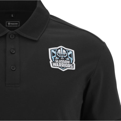 2025-2026 Glasgow Warriors Rugby Ath Polo Shirt (Black)_2