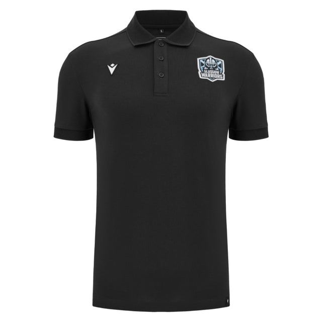2025-2026 Glasgow Warriors Rugby Ath Polo Shirt (Black)_0