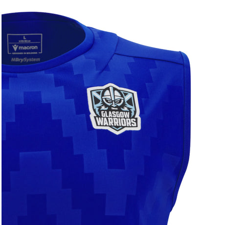 2025-2026 Glasgow Warriors Rugby Sleveless Shirt (Blue)_1
