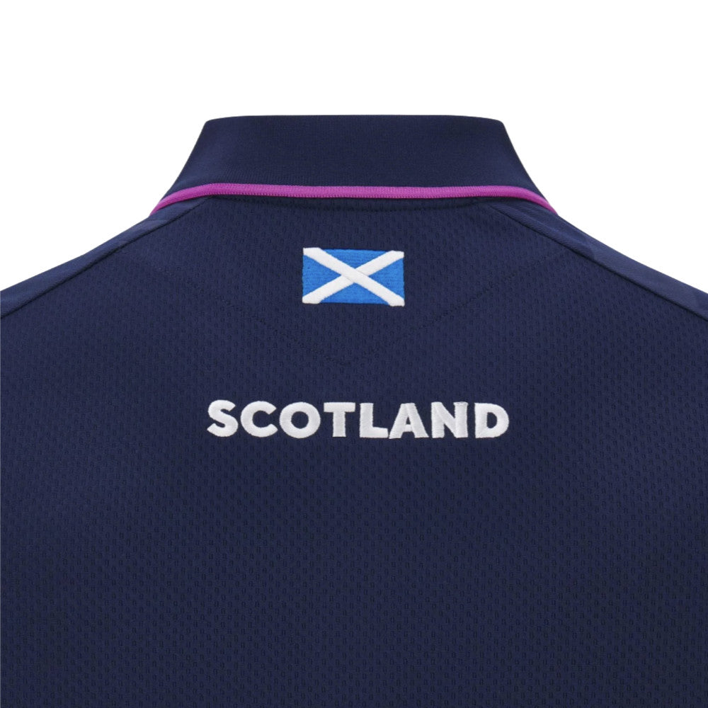 2025-2026 Scotland Rugby Travel Polo Shirt (Navy) - Kids_2
