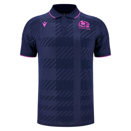 2025-2026 Scotland Rugby Travel Polo Shirt (Navy) - Kids_0