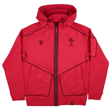 2025-2026 Wales WRU Ath Travel Tech Hoody (Red)_0