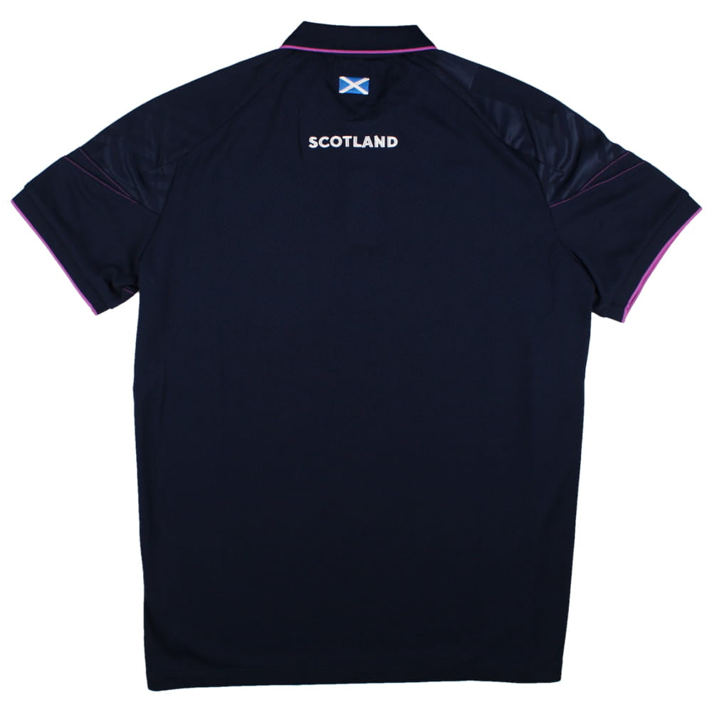 2025-2026 Scotland Rugby Travel Polo Shirt (Navy) - Kids_4
