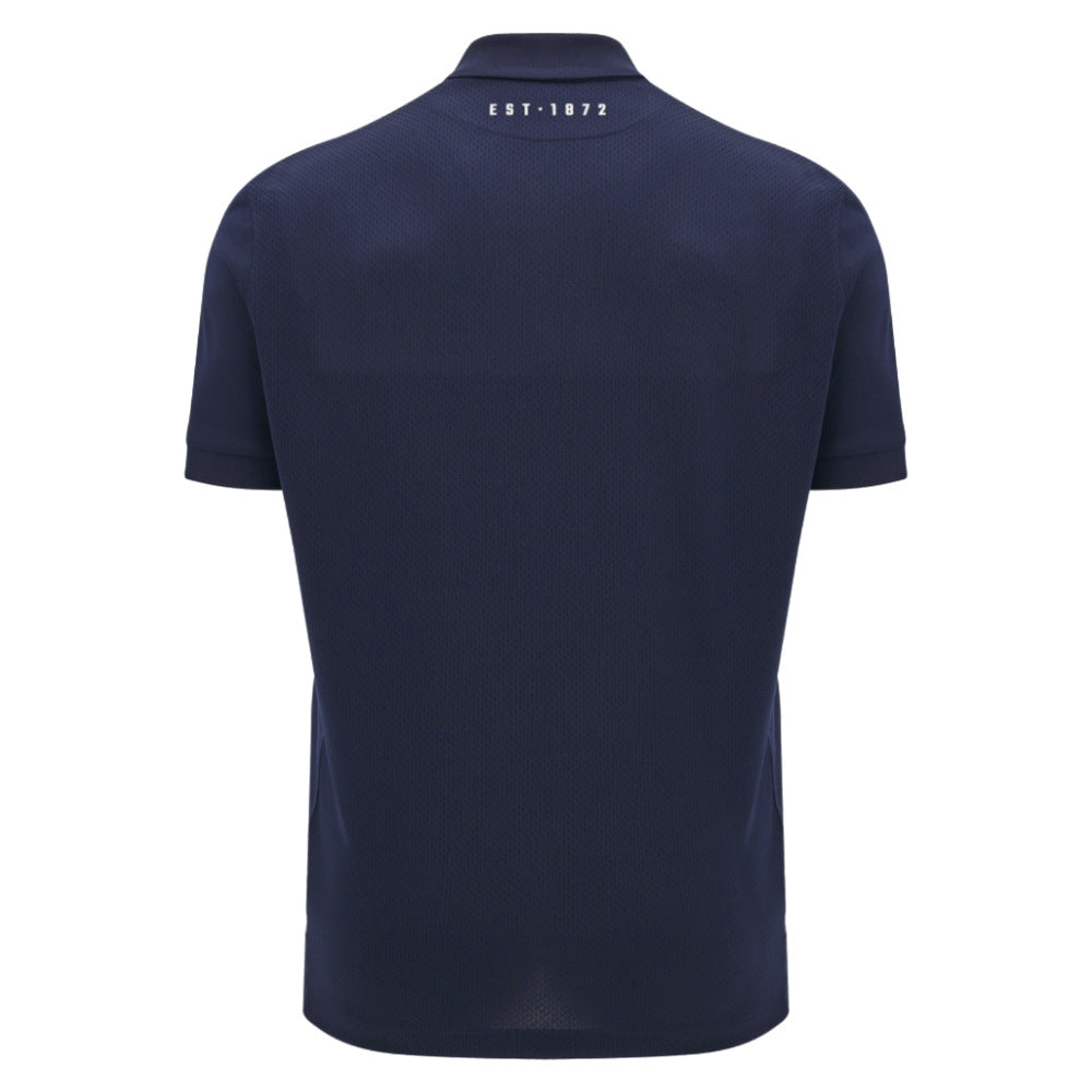 2025-2026 Edinburgh Rugby Travel Polo Shirt (Navy)_2