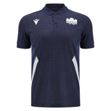2025-2026 Edinburgh Rugby Travel Polo Shirt (Navy)_0