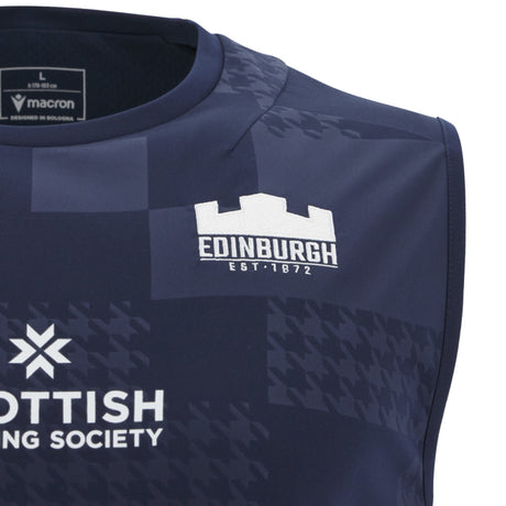 2025-2026 Edinburgh Rugby Sleeveless Shirt (Navy)_1