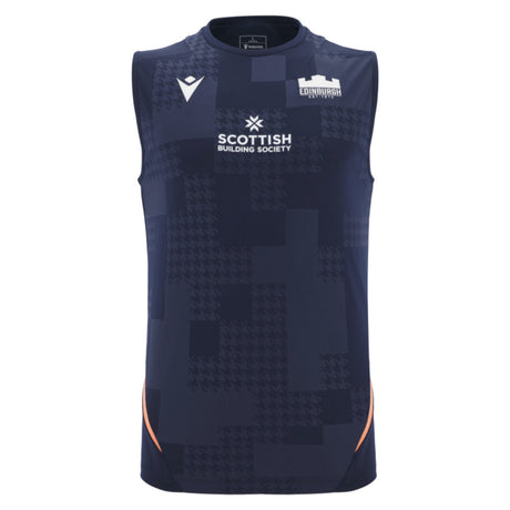 2025-2026 Edinburgh Rugby Sleeveless Shirt (Navy)_0
