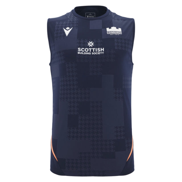2025-2026 Edinburgh Rugby Sleeveless Shirt (Navy)_0