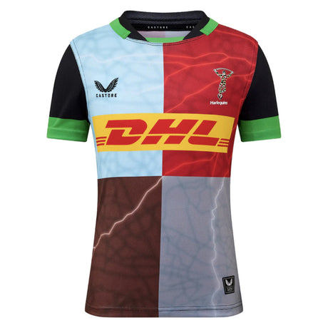2025-2026 Harlequins Home Rugby Shirt (Kids) (Your Name)_2