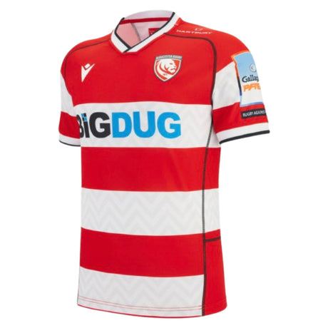 2025-2026 Gloucester Rugby Poly Home Shirt (Your Name)_2