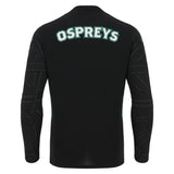 2025-2026 Ospreys Rugby Poly LS Training Tee (Black) (Your Name)_1