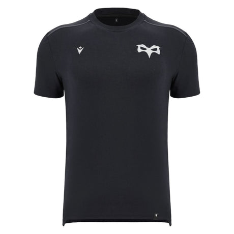 2025-2026 Ospreys Rugby Ath Cotton Tee (Black) (Your Name)_2