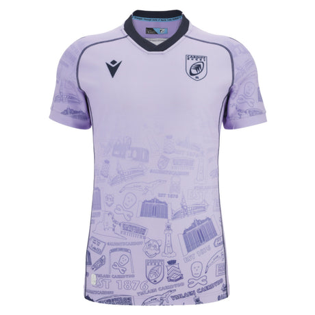 2025-2026 Cardiff Rugby Training Jersey (Lilac)_0