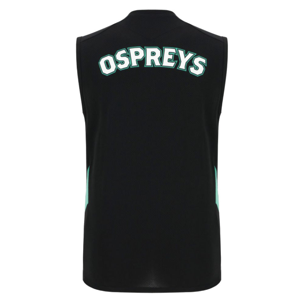 2025-2026 Ospreys Training Poly Sleeveless Shirt (Black) (Your Name)_1