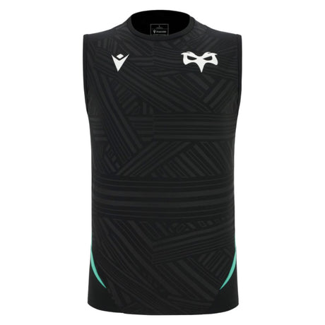 2025-2026 Ospreys Training Poly Sleeveless Shirt (Black) (Your Name)_2