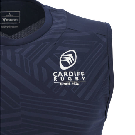 2025-2026 Cardiff Blues Training Poly Sleeveless Shirt (Navy)_1