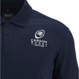2025-2026 Cardiff Blues Rugby Ath Cotton Polo Shirt (Navy)_1