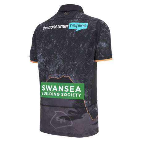 2025-2026 Ospreys Home Rugby Shirt (Kids) (Your Name)_1