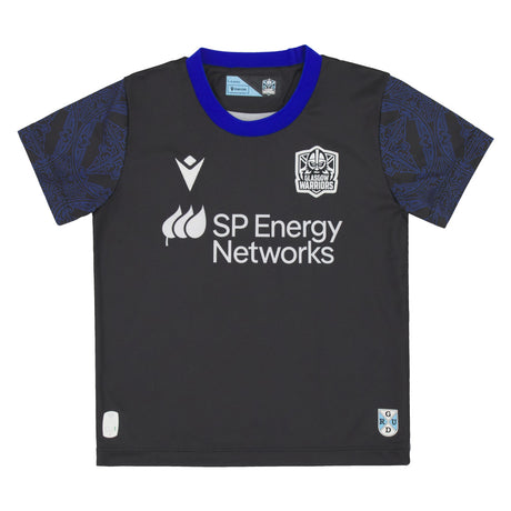 2025-2026 Glasgow Rugby Home Mini Shirt (Little Kids) (Your Name)_2