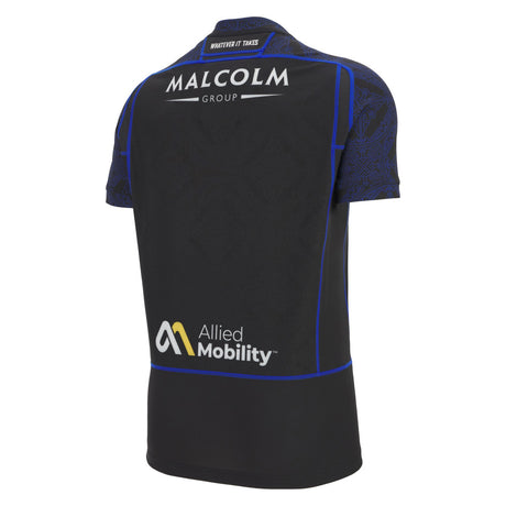 2025-2026 Glasgow Warriors Home Slim Fit Rugby Shirt (Your Name)_1