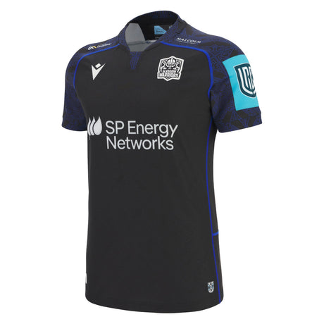 2025-2026 Glasgow Warriors Home Slim Fit Rugby Shirt (Your Name)_2