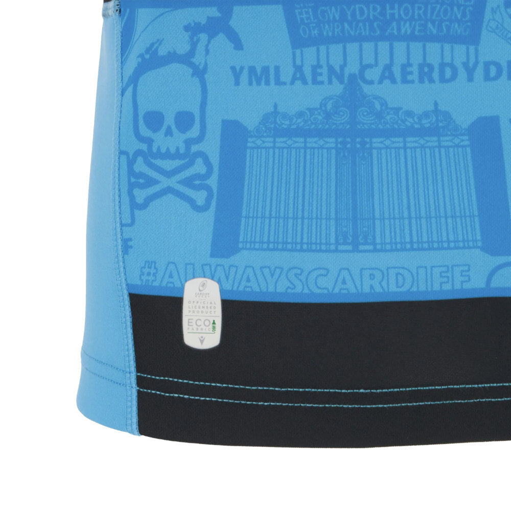 2025-2026 Cardiff Blues Home Poly Rugby Shirt (Kids)_3