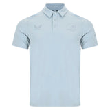 2025-2026 Leinster Rugby Short Sleeve Travel Polo Shirt (Grey Marl)_0