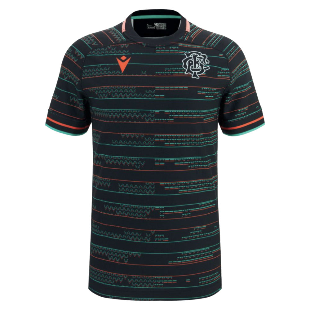 2025-2026 Barbarians Rugby Training Jersey (Black) (Your Name)_2