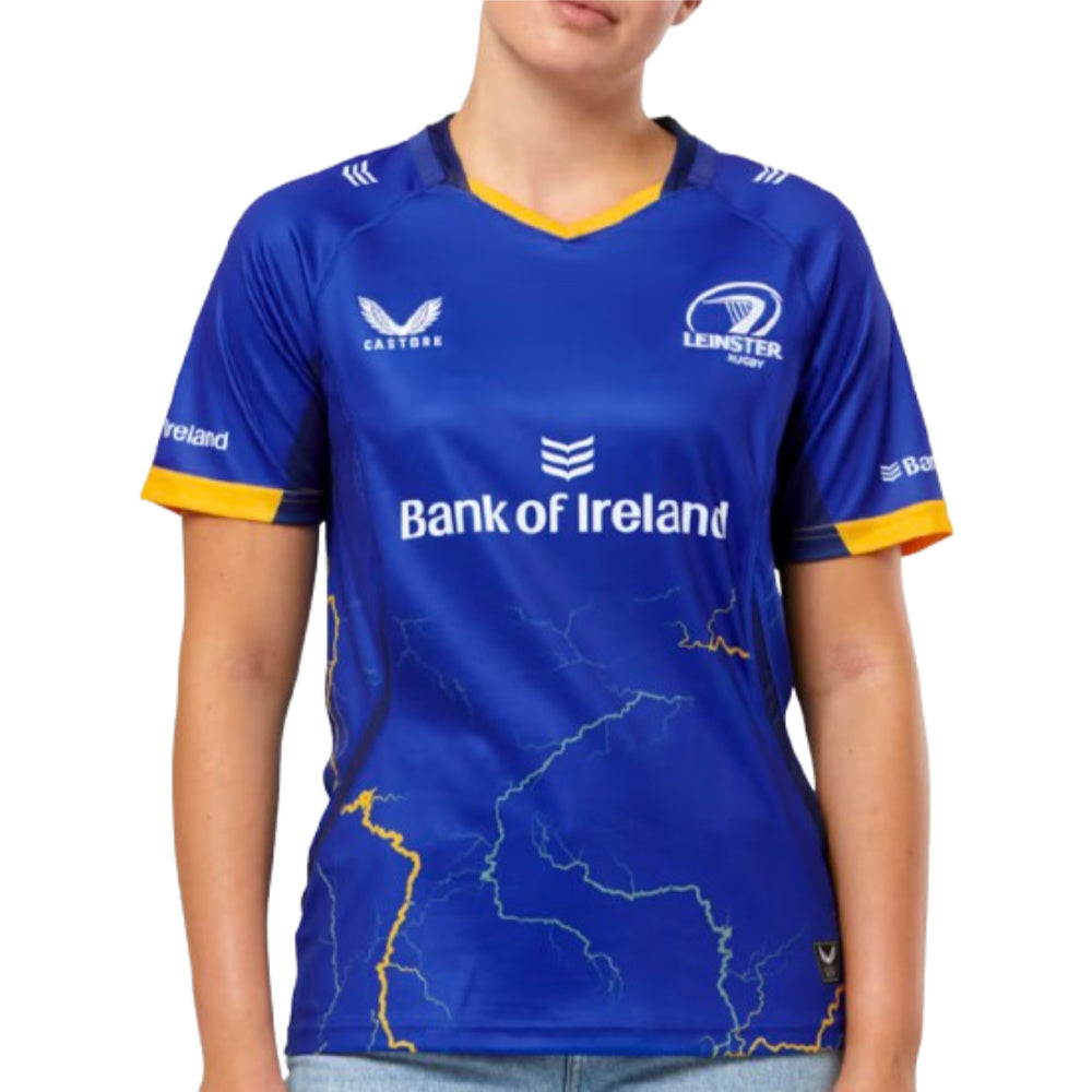 2025-2026 Leinster Home Shirt (Surf The Web) - Womens (Your Name)_2