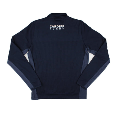 2025-2026 Cardiff Blues Rugby Travel 3D Full Zip Top (Navy)_1