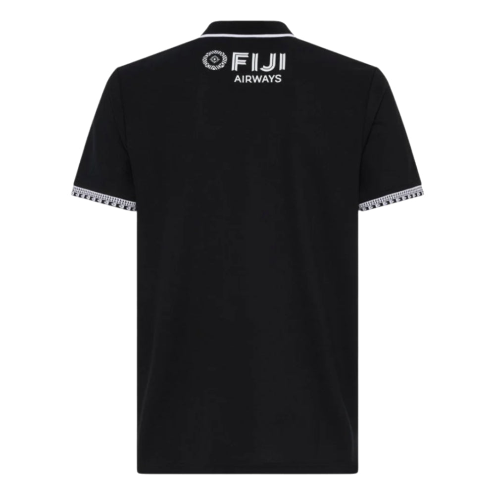 2026-2027 Fiji Rugby Pique Polo (Black)_1