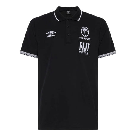 2026-2027 Fiji Rugby Pique Polo (Black)_0