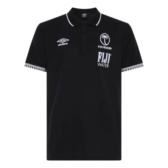 2026-2027 Fiji Rugby Pique Polo (Black)_0