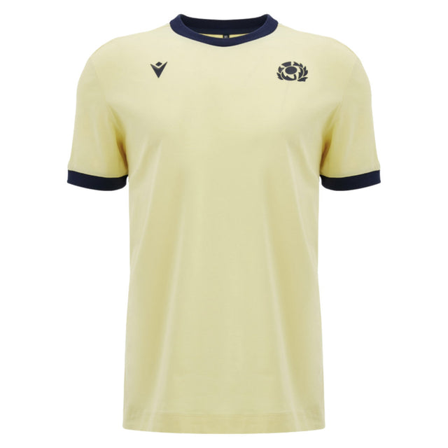 2026-2027 Scotland Rugby Ath Cotton T-Shirt (Sand)_0