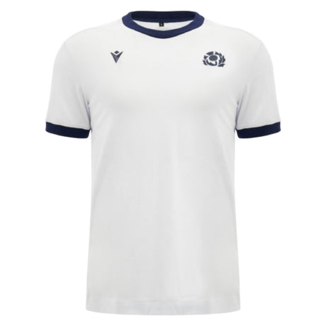 2026-2027 Scotland Rugby Ath Cotton T-Shirt (White) (Your Name)_2