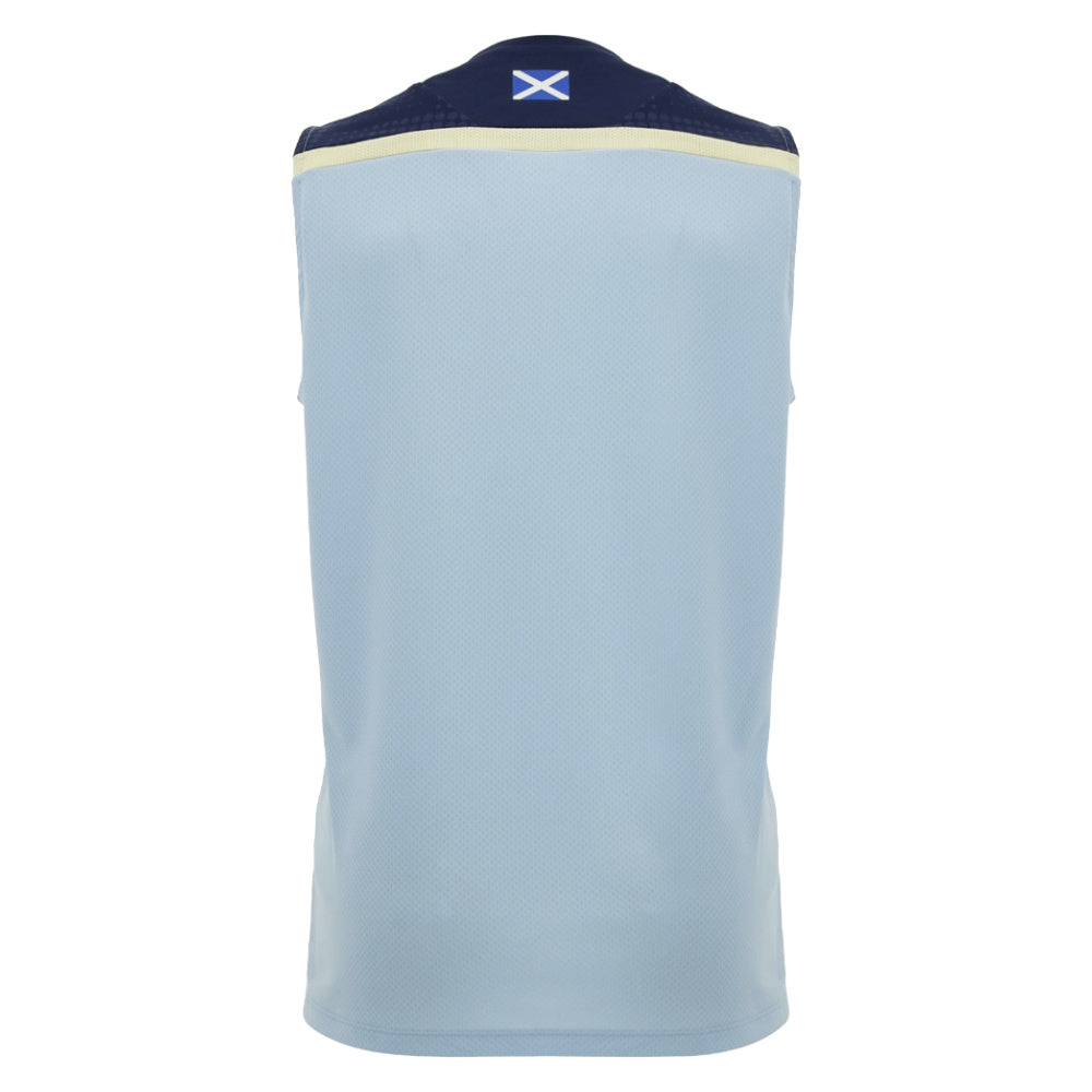 2026-2027 Scotland Rugby Sleeveless Poly Shirt (Blue) (Your Name)_1