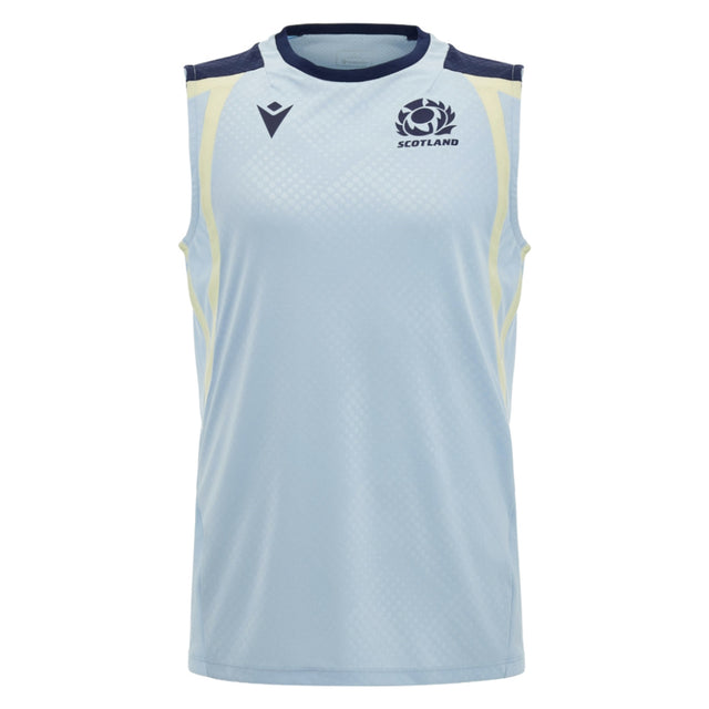 2026-2027 Scotland Rugby Sleeveless Poly Shirt (Blue)_0