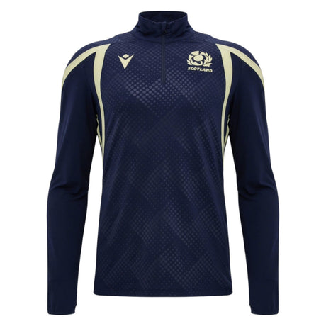2026-2027 Scotland Rugby 1/4 Zip Training Top (Navy) - Kids_0