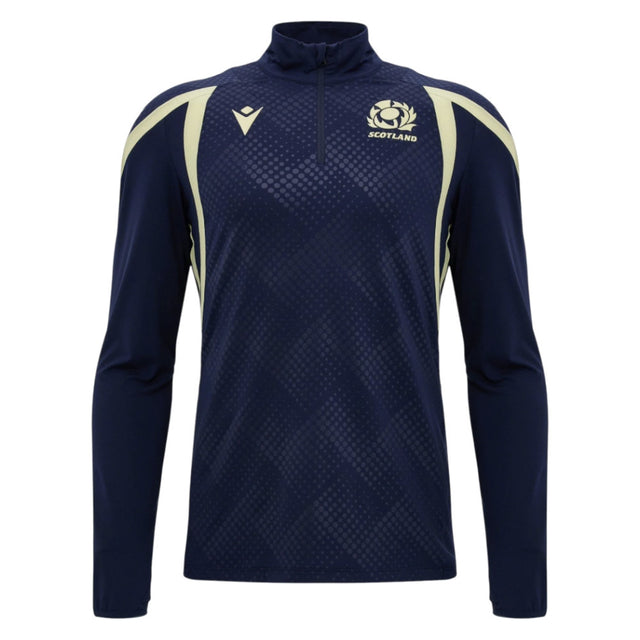 2026-2027 Scotland Rugby 1/4 Zip Training Top (Navy) - Kids_0
