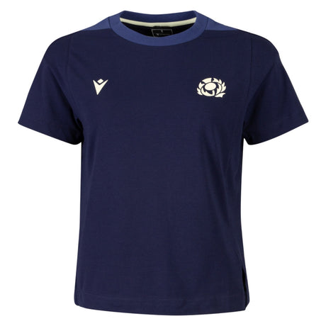 2026-2027 Scotland Rugby Ath Cotton T-Shirt (Navy) - Womens (Your Name)_2