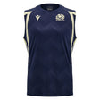 2026-2027 Scotland Rugby Poly Sleeveless Shirt (Navy) - Kids_0