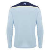 2026-2027 Scotland Rugby Training Poly LS Shirt (Blue) (Your Name)_1
