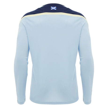2026-2027 Scotland Rugby Training Poly LS Shirt (Blue) (Your Name)_1