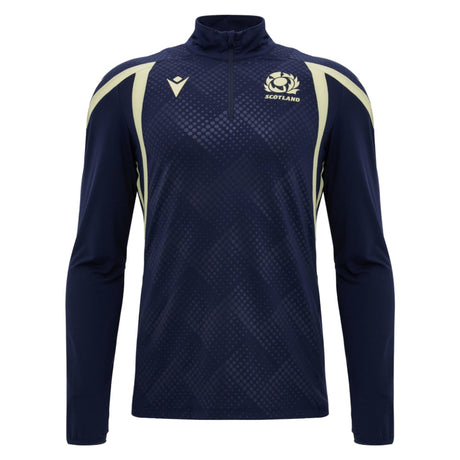 2026-2027 Scotland Rugby Training 1/4 Zip Top (Navy)_0