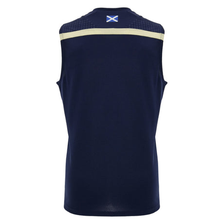 2026-2027 Scotland Rugby Sleeveless Training Shirt (Navy) (Your Name)_1