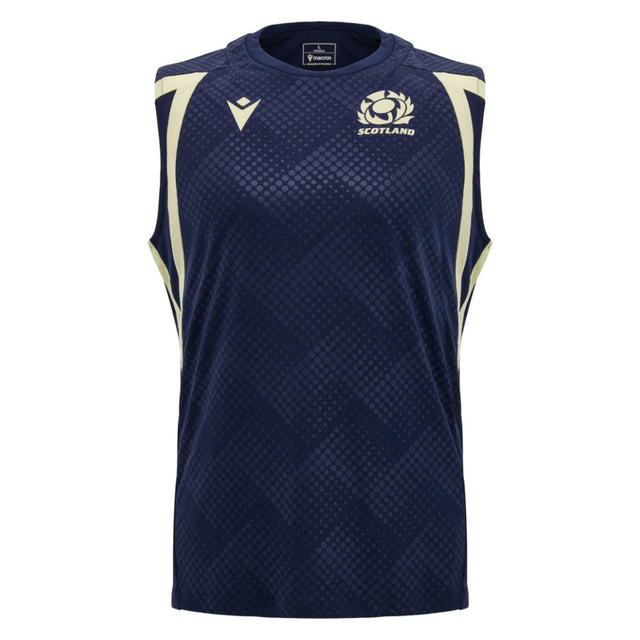 2026-2027 Scotland Rugby Sleeveless Training Shirt (Navy)_0