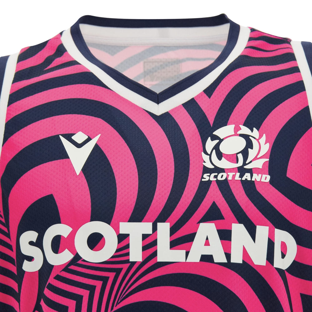 2026-2027 Scotland Rugby Basketball Vest (Neon Pink)_2