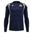 2026-2027 Scotland Rugby Training LS Shirt (Navy/Sand)_0