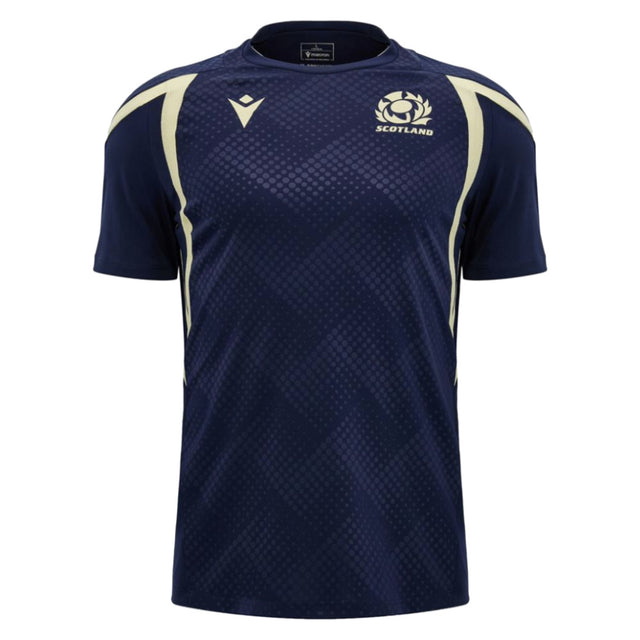 2026-2027 Scotland Rugby Training Shirt (Navy/Sand)_0